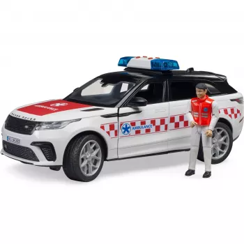 Voertuig Range Rover Velar brandweer met figuur