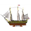 Bouwset Cobi HMS Victory — 2.517 onderdelen, gedetailleerd historisch zeilschipmodel