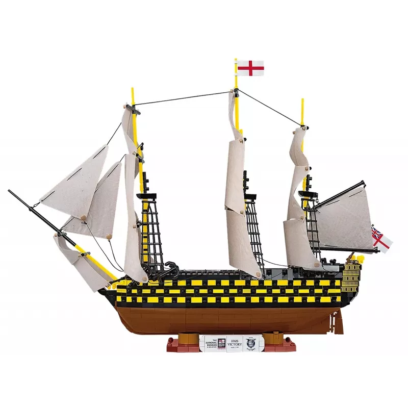 Bouwset Cobi HMS Victory — 2.517 onderdelen, gedetailleerd historisch zeilschipmodel