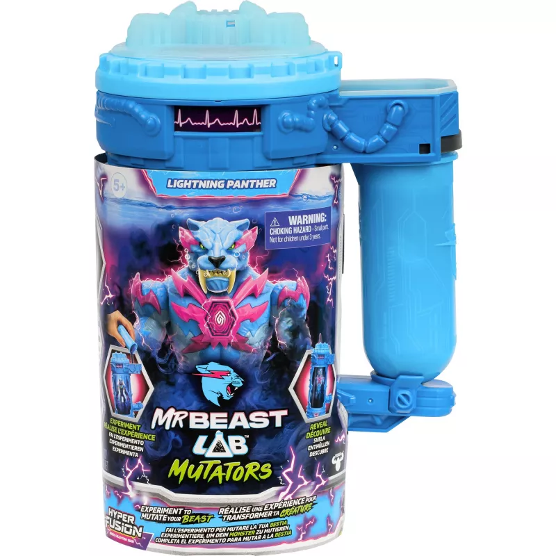 Speelfiguur Usorteret Mr. Beast Lab Mutators Mutation Chamber Lightning Panther Verzamelfiguur