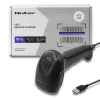Qoltec 50866 1D CCD laser barcodescanner, USB, zwart