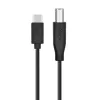 USB A naar B kabel TB 1,8 m — zwart, voor printers