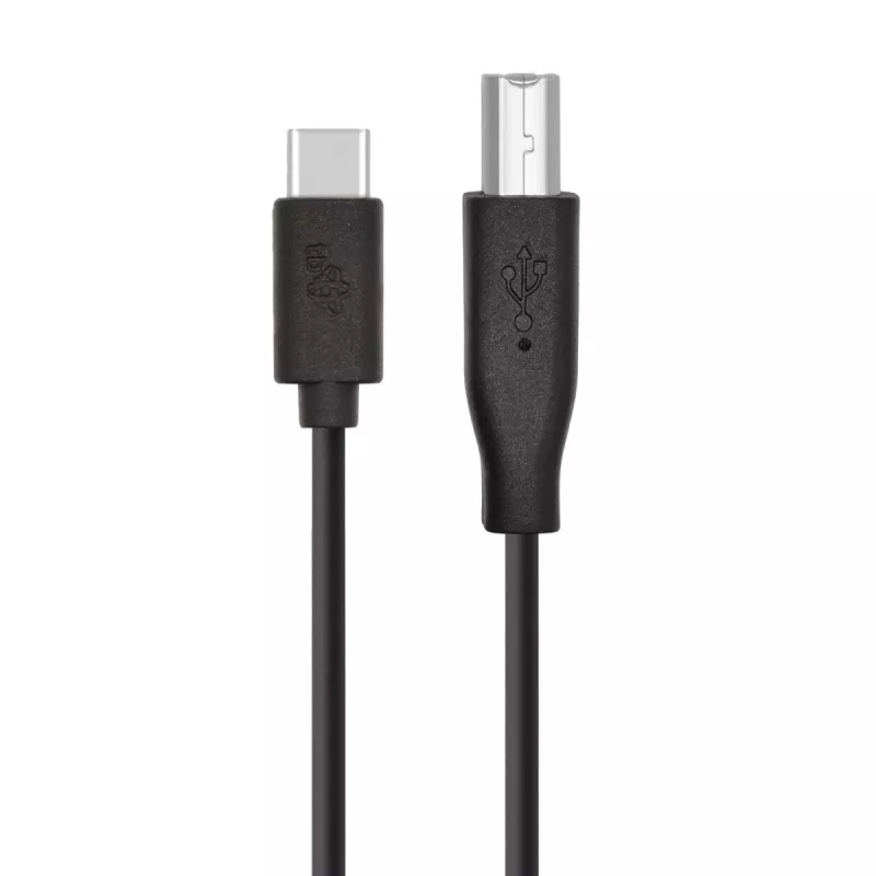 USB A naar B kabel TB 1,8 m — zwart, voor printers