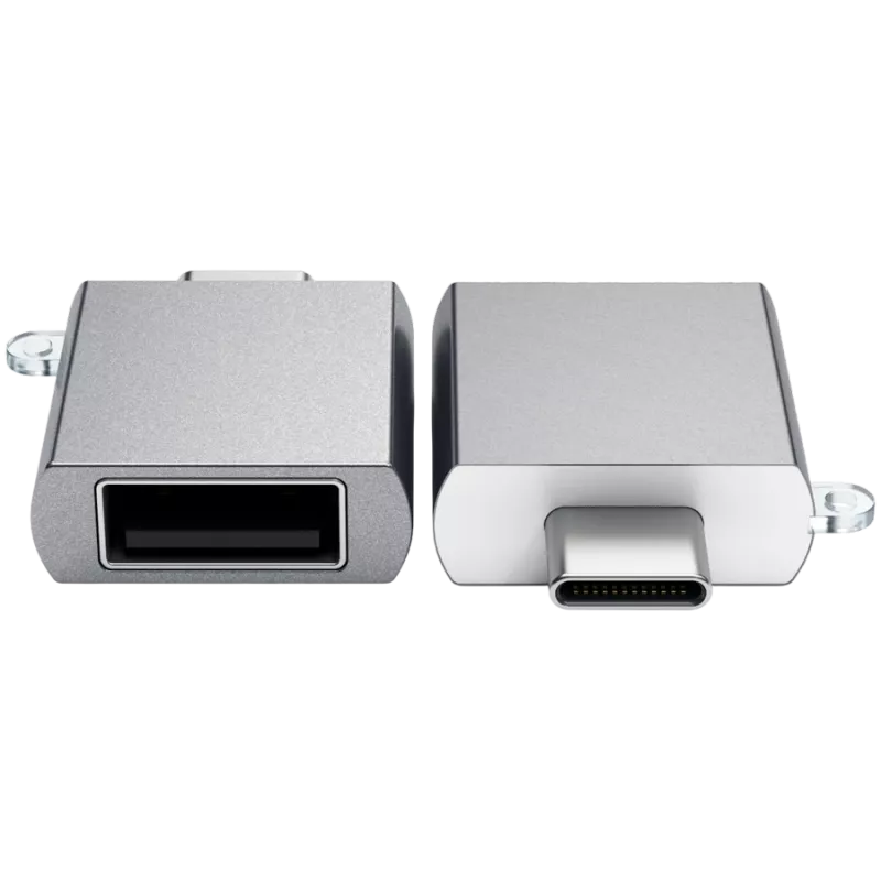 Satechi USB-C naar USB 3.0-adapter Space Gray stijlvol design & hoge kwaliteit - compact design - - - (179979)
