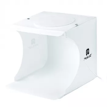 Fotobox met LED-verlichting, 24x23x22 cm