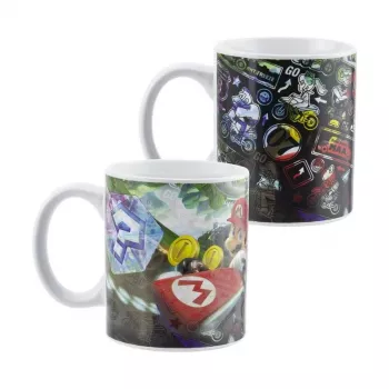 Beker Paladone Mario Kart warmtegevoelig meerkleurig PP8307NN