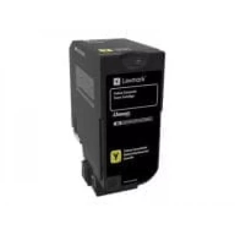 Lexmark 74C20YE Corporate-tonercartridge voor CS720/CS725/CX725, geel, 3000 pagina's