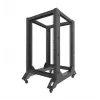 Lanberg open rack 19 18u 600x800 zwart Lanberg