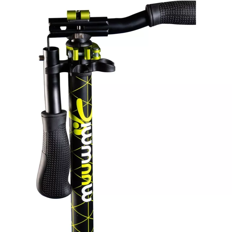 Aluminium scooter Pro 215 mm (zwart/limoen)