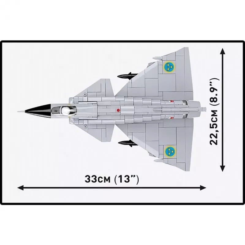Cobi Blocks Saab AJ 37 Viggen 881-delig constructieset