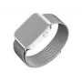 Fixed mesh-band voor Apple Watch 42/44/45/46/49mm | zilver