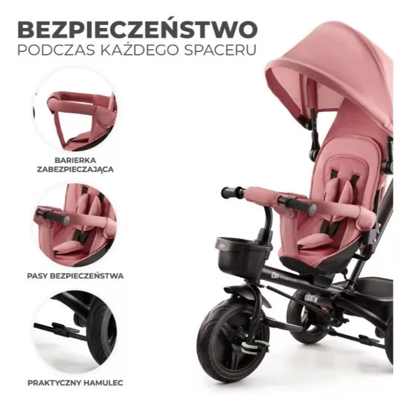 Driewieler AVEO ROSÉ ROZE