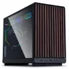 Lian Li DAN Cases A3-mATX Wood Edition frontpaneel, walnoot / zwart