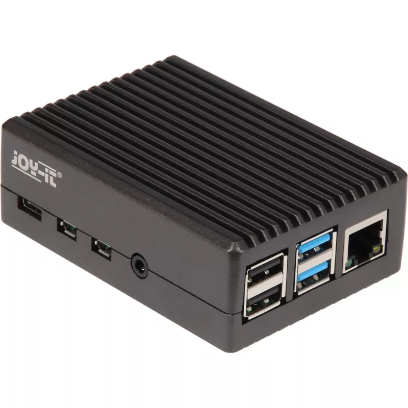 Aluminium behuizing voor Raspberry Pi 4 B (zwart (mat))