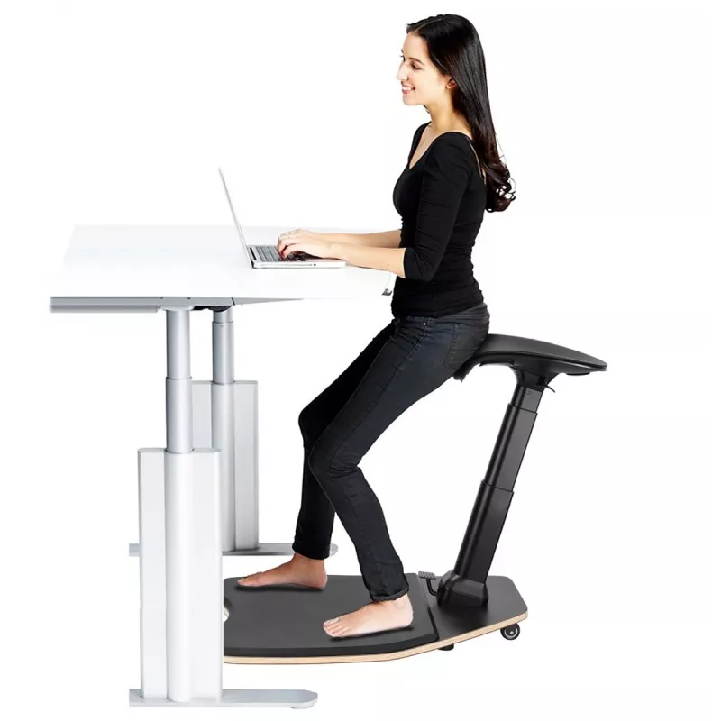 Ergonomische stoel MACLEAN MC-872 — in hoogte verstelbaar, met kantelmechanisme