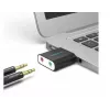 Vention USB externe geluidskaart zwart metaal Type