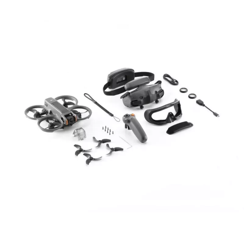 DJI Avata 2 Fly More Combo 1 accu 4 rotoren 12 MP 3840 x 2880 pixel zwart
