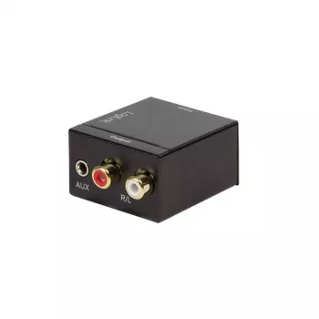 LogiLink CA0101 Toslink / RCA / jack audio-adapter zwart