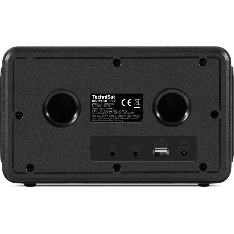 Personalradio TechniSat DigitRadio 550 IR digitaal DAB+ FM 100W