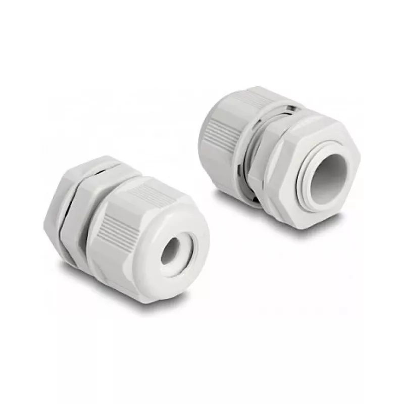 DeLOCK EX kabelwartel M16 grijs 2 stuks polyamide