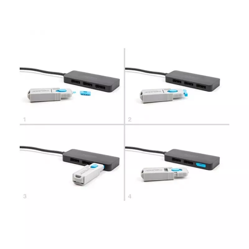 Portblocker DeLOCK 20927 DisplayPort 4 stuks + blokkeergereedschap