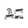 Stroomverdeler Bachmann DESK 2 0,2 m 3 AC-stopcontacten zwart wit