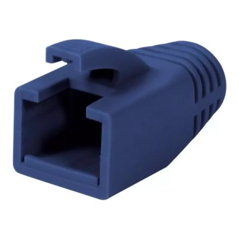Logilink | RJ45-stekker trekontlasting, 8,0 mm (50 stuks) | MP0035B | blauw