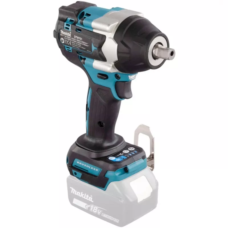Makita DTW701Z accu-slagschroevendraaier 2700 tpm Zwart, Blauw