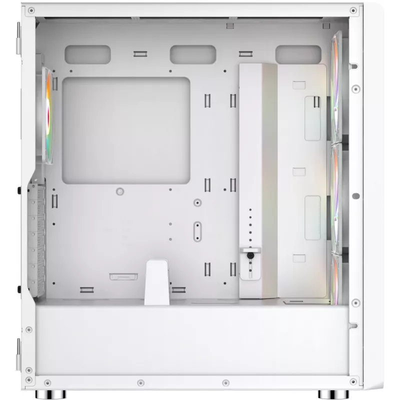 PC-behuizing Silentware Air 100 White — mid-tower ATX-compatibel, witte afwerking