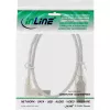Microconnect USBAB5ANGLED-L USB-kabel USB 2.0 5 m USB A USB B wit