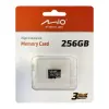 MicroSDXC-geheugenkaart MIO High Endurance 256 GB UHS-I voor continue opname en buitengebruik