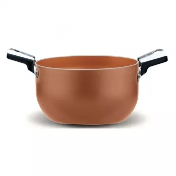 Steelpan Pensofal Cuprum 24-2 met RVS handgreep, 24 cm