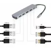 Gembird A-CM-COMBO3-03 USB Type-C 3-in-1 multi-poort adapter (hub + HDMI + PD)