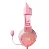 Hoofdtelefoon Onikuma X15Pro gaming-hoofdtelefoon roze kattenoren