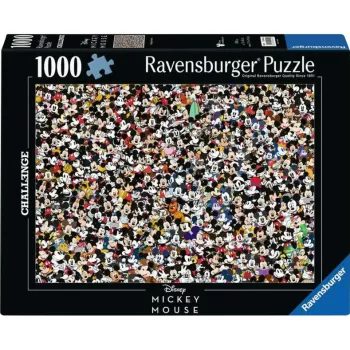 Puzzel Ravensburger 12000529 — 1000 stukjes, Mickey Mouse Cartoons, 700×500 mm, vanaf 14 jaar