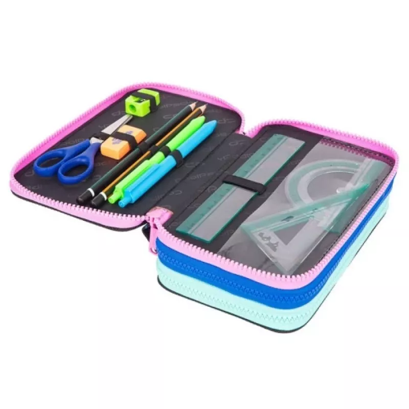 Drielaags etui met inhoud CoolPack Jumper 3 TENNIS STAR