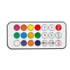 Akyga AK-CA-73 RGB-ventilatorcontroller met afstandsbediening, 12 aansluitingen (10 ventilatoren + 2 LED-strips), Molex-stroomvoorziening