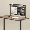 Ergo Office bureau-scheidingswand / organizer, max. belasting 10 kg, whiteboard, breedte 1116 mm, zwart, ER-301 B