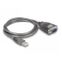 DeLOCK 61400 kabeladapter USB A RS-232 zwart