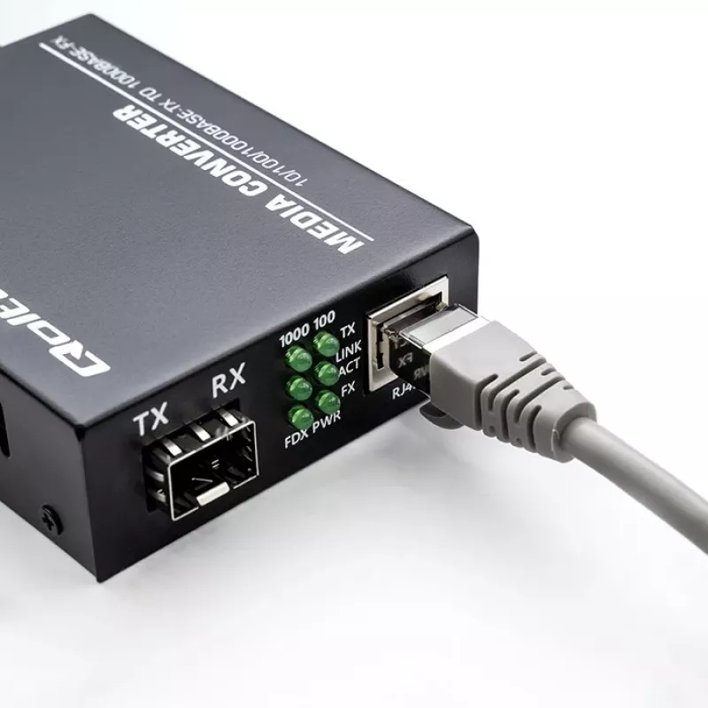 Mediaconverter SWITCH Ethernet 1x RJ45 1x SFP