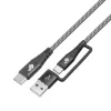 USB-A-naar-C-kabel TB AKTBXKUCTOA120B 1,2 m, zwart
