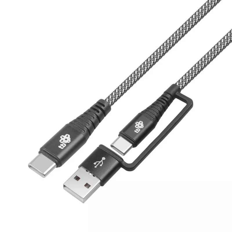 USB-A-naar-C-kabel TB AKTBXKUCTOA120B 1,2 m, zwart