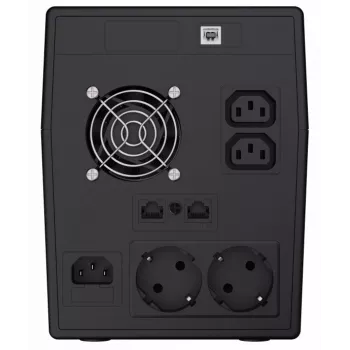 Noodstroomvoorziening Groen Cell UPS09 — Line-Interactive 3 kVA / 1400 W, 230 V, LCD, tower, 5x Type-F-stopcontacten
