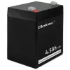 Qoltec 53033 AGM-accu 12 V 4,5 Ah, max. 1,35 A, onderhoudsvrij