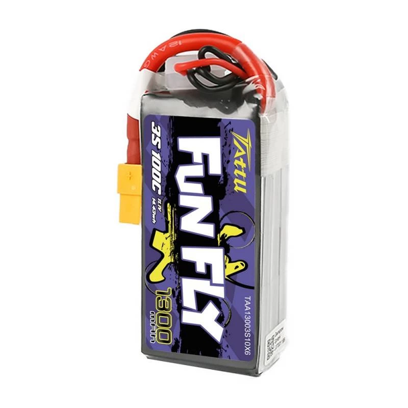 Batterij Tattu Funfly 1300mAh 11,1V 100C 3S1P