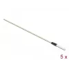 Delock 86781 Reinigingsstaafjes voor glasvezel, 15 cm, wit, 5 stuks