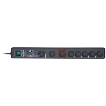 Brennenstuhl 1159490936 verlengsnoer 3 m 8 AC-stopcontact(en) antraciet