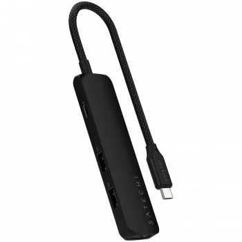 Satechi ST-P4SK interface hub USB Type-C 10000 Mbit/s zwart