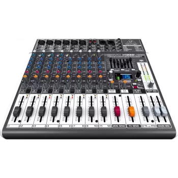 Behringer X1222USB audiomixer 4 kanalen