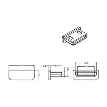 Buskap HDMI mini-C DeLOCK 64028